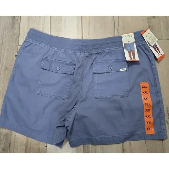 Orvis Womens Shorts Size 2XL Light Blue Comfort Waistband Drawstring with Tag - Picture 7 of 7